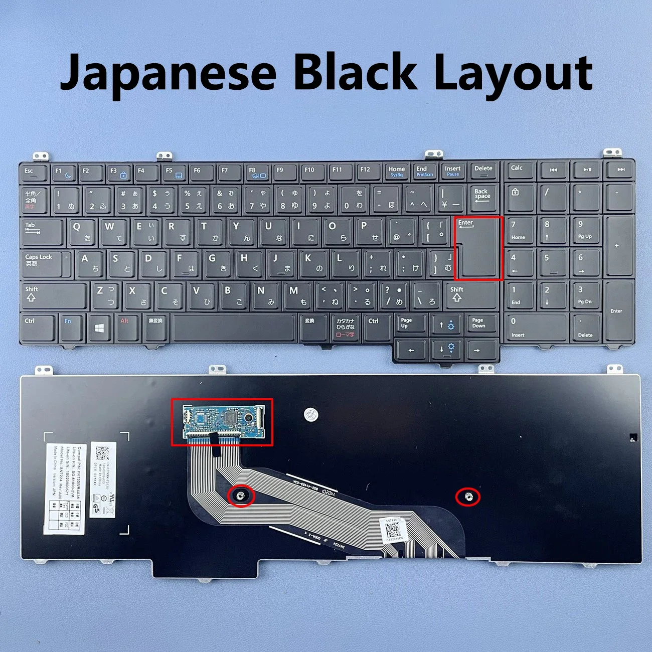 

Японская клавиатура для ноутбука Dell Latitude 15 5000 серии E5540
