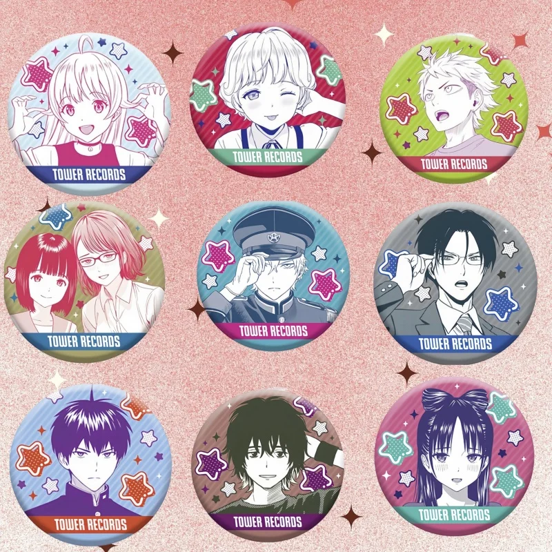 Reloj de bruja de Anime de 58mm Yuki Morimoto Chihiro Ishido, insignia de disfraz de Cosplay, Pin SPTE, broche de hojalata