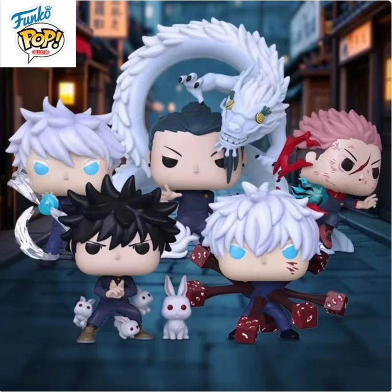 

Funko POP Original Jujutsu Kaisen Anime Figure Gojo Satoru Yuji Itadori Action Figure Toys for Boys Girls Gift Collectible Model