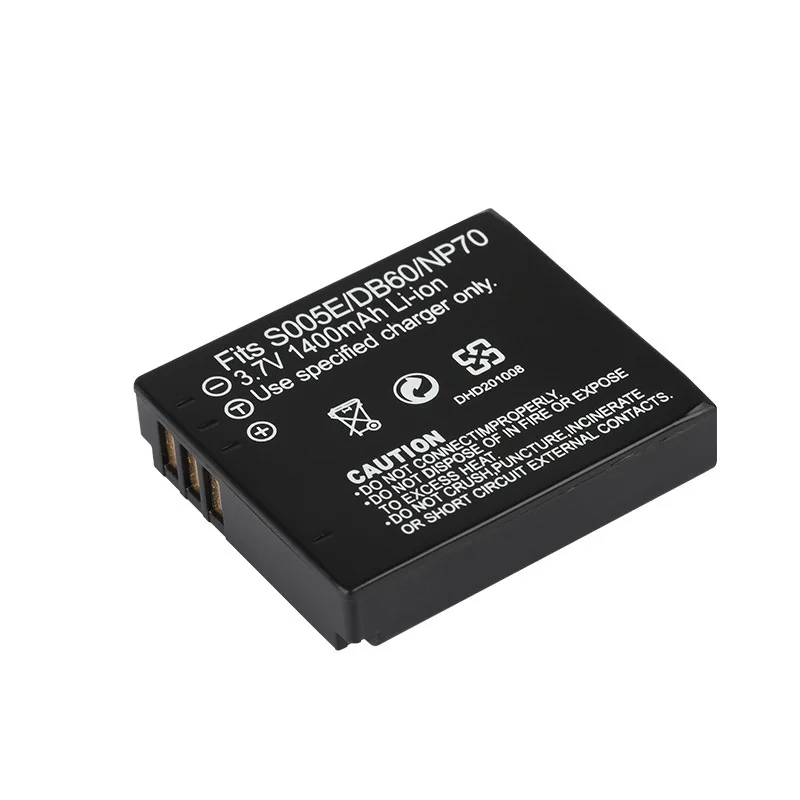 CGA-S005 3.7v 1400mah Lithium Battery Suitable For Panasonic CGA-S005 Dmw-Bcc12 FNP-70 Camera Lithium Battery Full Decoding