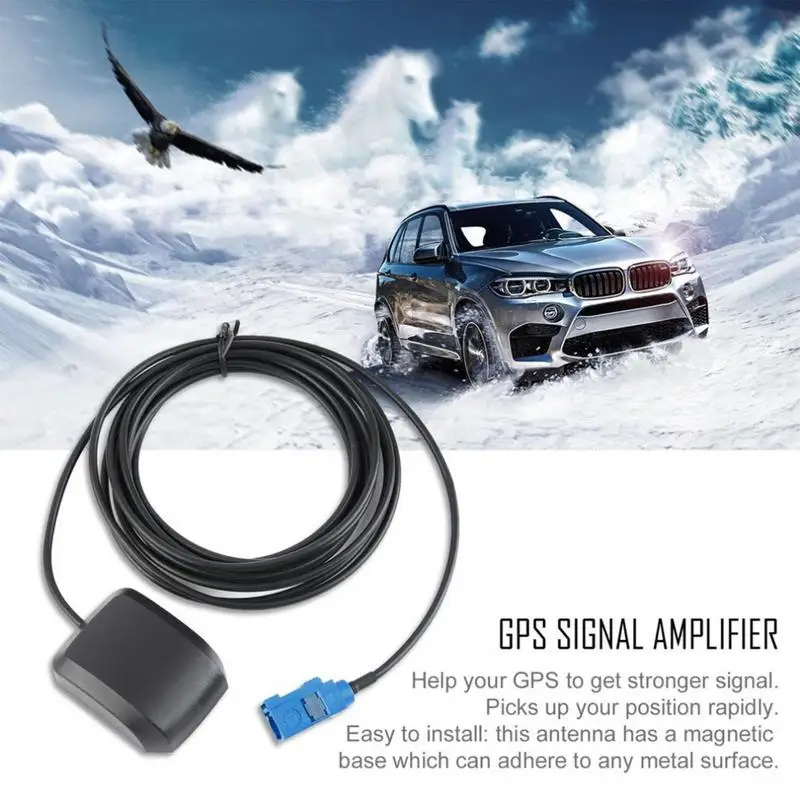 GPS Antenna Fakra MFD2 RNS2 RNS 510 MFD3 RNS-E For VW Skoda For Benz For Audi A3/A4/A6 Car Accessories GPS Receiver Auto Aerial