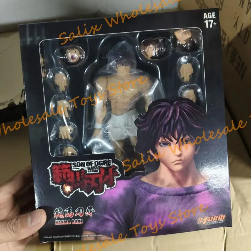 In Magazzino 1/12 Ko Storm Giocattoli Demone Indietro Baki Hanma Anime Action Figure Figure Kibk05 Regali Da Collezione Giocattoli
