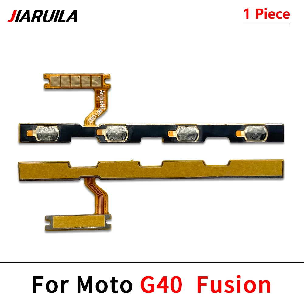 50Pcs，NEW Tested Power on/off Volume Key Button Flex Cable Ribbon For Moto G Play Fast G9 G Pure 2021 Power 2022 G41 G22 G14 G84