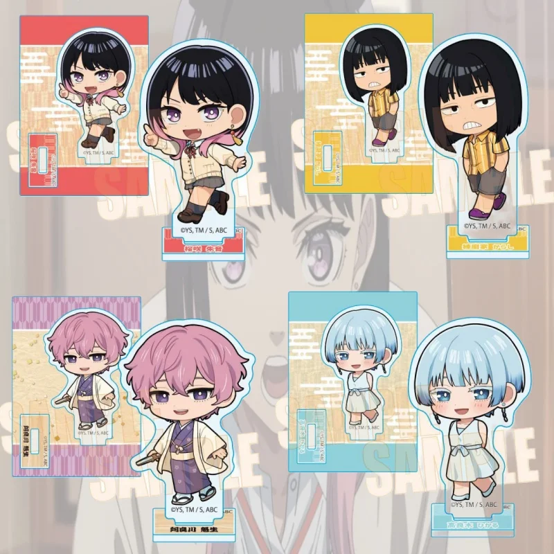 Akane-banashi 10CM An Adorable Acrylic Figure Stand Akane Osaki Akane Arakawa Cosplay Toy Birthday Gift Ornament Keychain