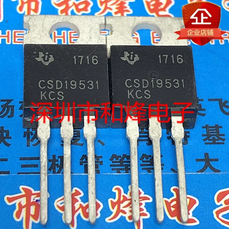 5PCS-10PCS CSD19531KCS  TO-220 100V 100A    Best Quality Transistor  On Stock Quiky Shipping