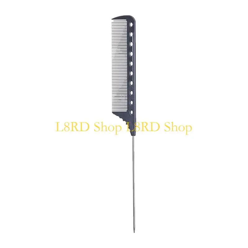 L8RD Tail Combs Long Steel Pin Teasing Combs Metal Parting Combs for Braiding,Styling Hair Detangling Combs for Womens Gifts