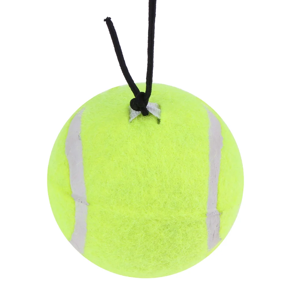 Professional Tennis Training Partner With Elastic Rope Rebound Practice Ball Tennis Base Rope Tennis Sparring Equipment