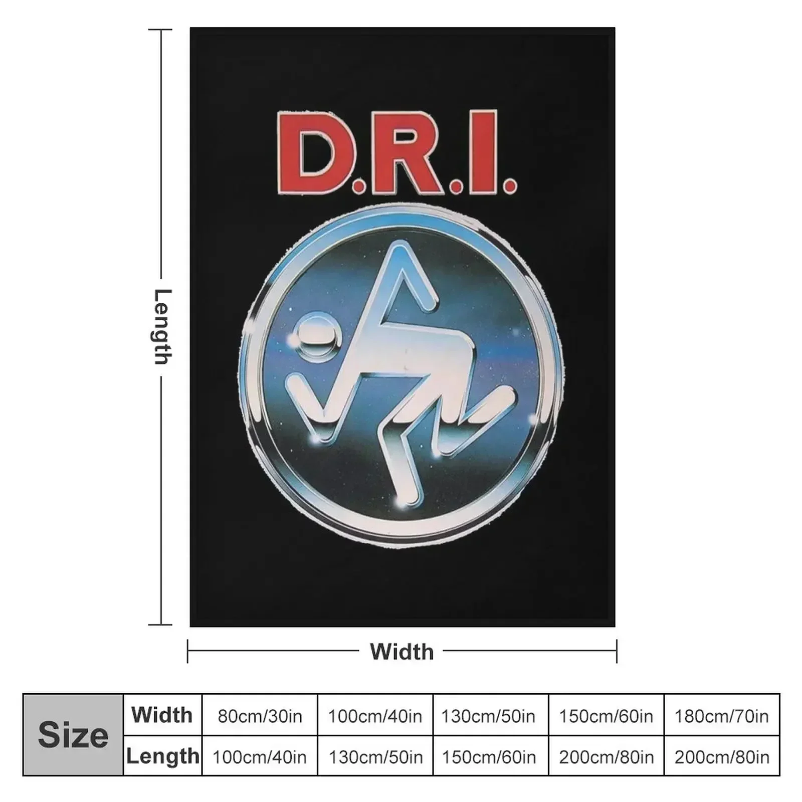 New Artwork D.R.I Throw Blanket couch cozy soft plush fuzzy picnic outdoor blanket