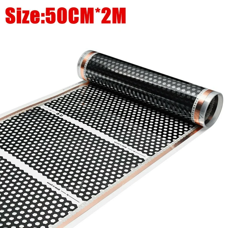 Floor Heating 50Cmx2m Honeycomb Heater Electric Infrared Heated Floor Film 220V