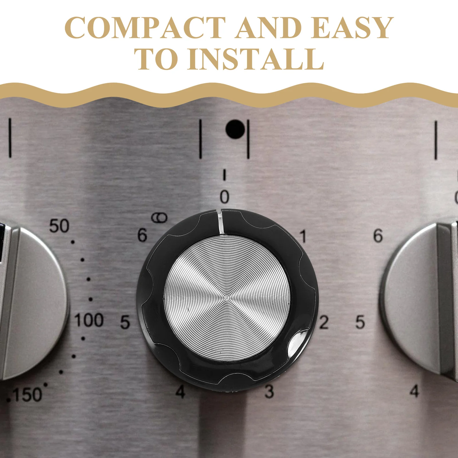 

2pcs Oven Control Knob Replacement Universal Cookers Knobs For Gas Stove Electric Range Air Fryer Durable Timer Switch Button