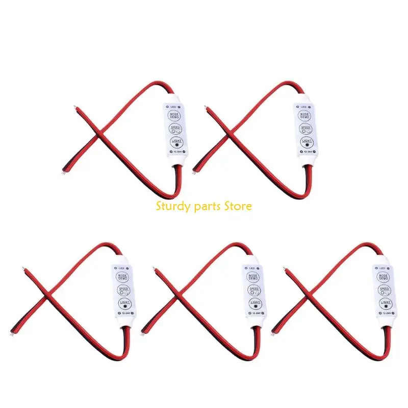 97QC وحدة تحكم لخاصية تخفيض الإضاءة متعددة الوظائف 8 مستويات لتعديل السطوع و3 أزرار