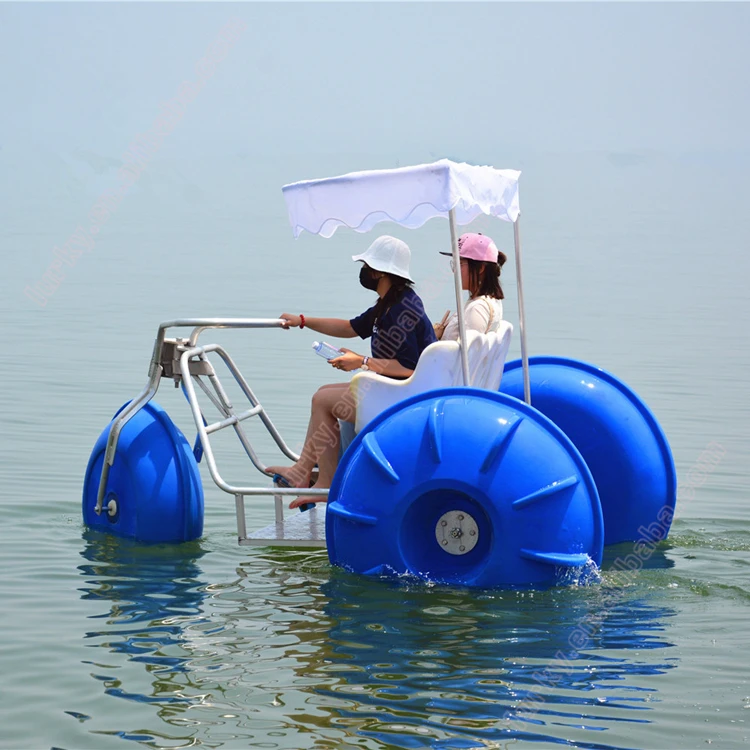 Aluminium Alloy Frame Polyethylene Wheel Sea Tricycle Water Bike Water Tricycle For Sea