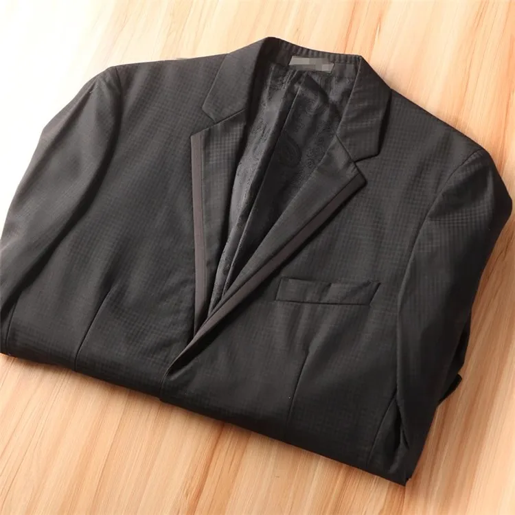 

Чистый цветной деловой костюм-джат для мужчин среднего возраста, повседневная модная бирка с зажимом на одной пуговице, подходит для осенней одежды