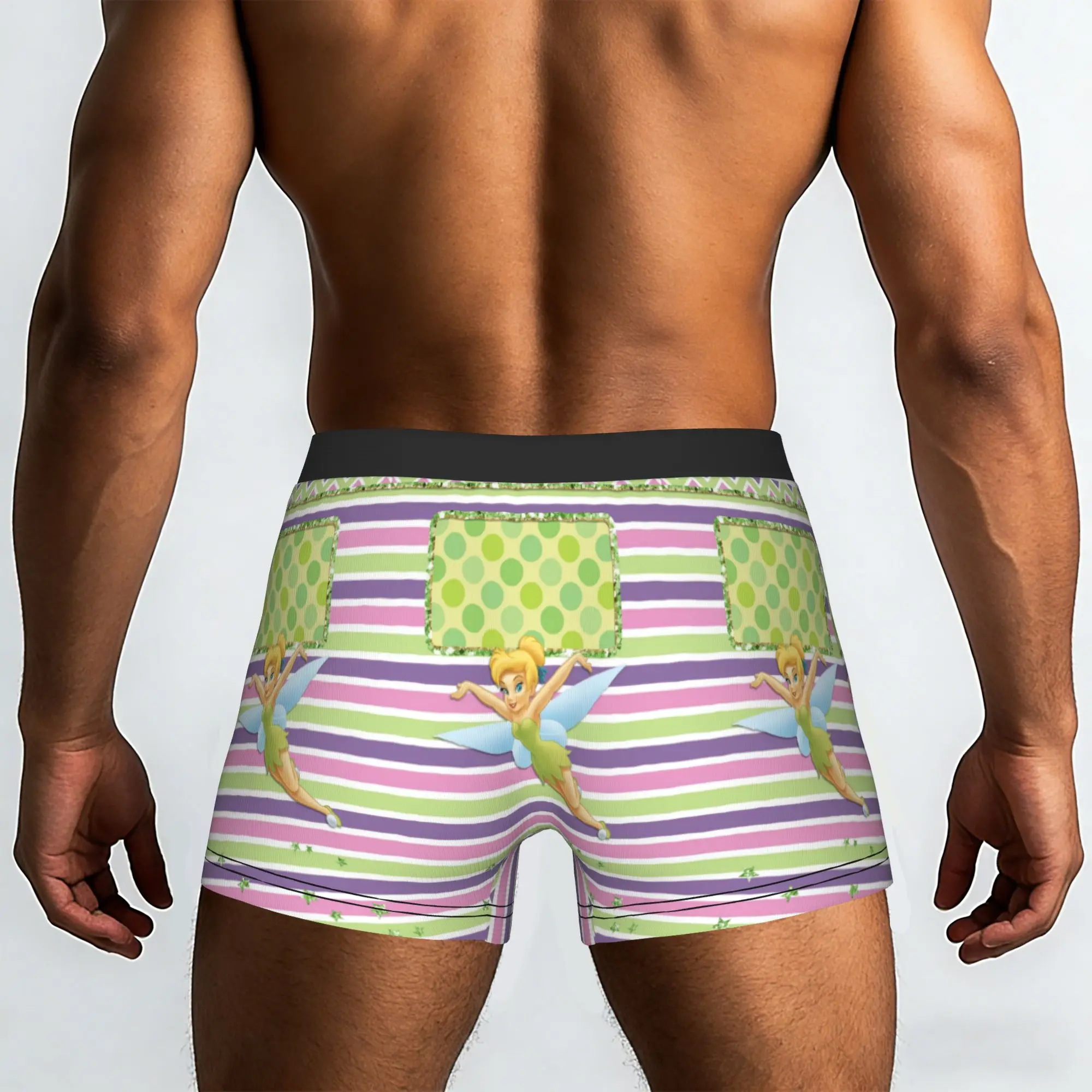 Custom T-Tinker Anime Bell Cute Cartoon Underwear Men Breathable  Boxer Briefs Shorts Panties Soft Underpants For Male