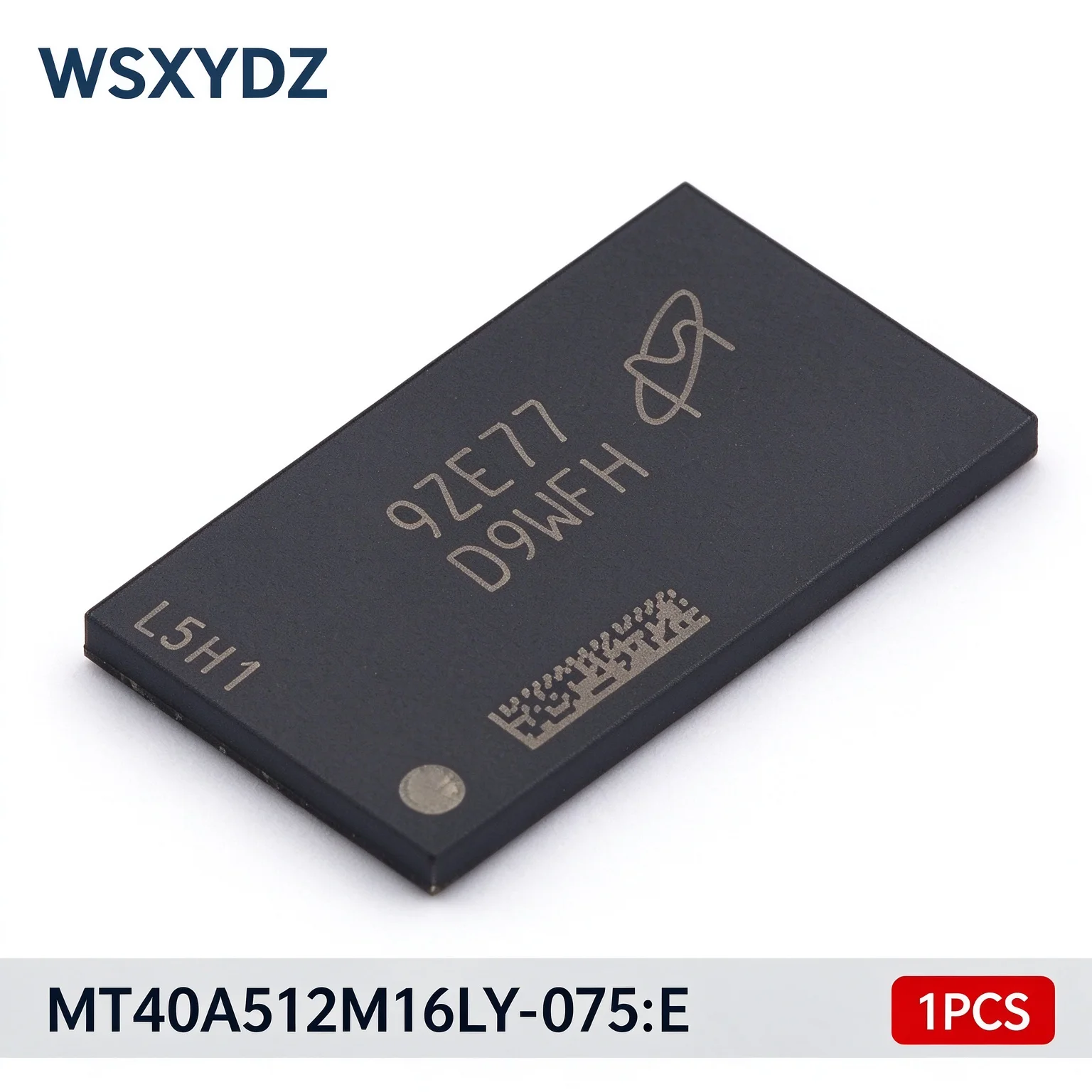 1PCS MT40A512M16LY-075:E DDR4 SDRAM 8Gb 1GB 512Mx16 DDR4-2666 CL18 1.2V 96-FBGA New Original