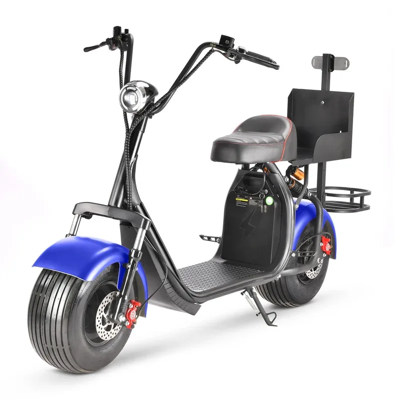 

ZAIQU New Update 2000W Three Wheel Chopper Tumbler Trike US EU 2 Wheels Electric Scooter for Adult carts