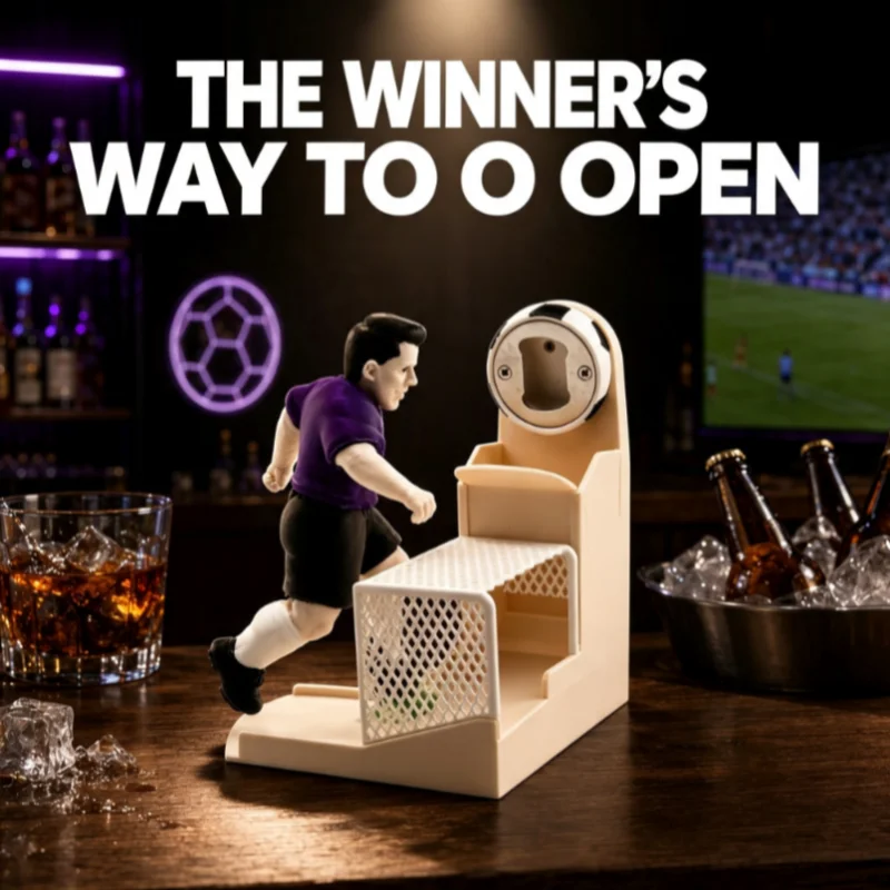 Football Shape Beer Bottle Opener 3D Printed Creative Kitchen Bar Tool Novelty Gift For Home Party Man Cave Decor Art New Design