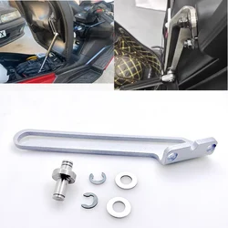 For KYMCO Downtown 300i/350i Xciting R250Fi 250/300 Steel Motorcycle Seat Stopper Tracks Parts Open Angle Increases Bracket