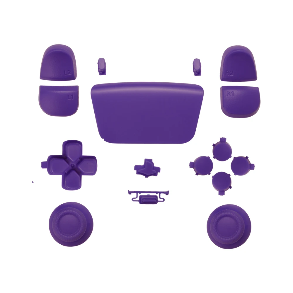 16ชิ้นตั้งค่าทิศทางปุ่มกด L1 R1 L2 R2ปุ่มหัวเห็ดทริกเกอร์สำหรับ Sony PlayStation 5 PS5 dualsens V1.0