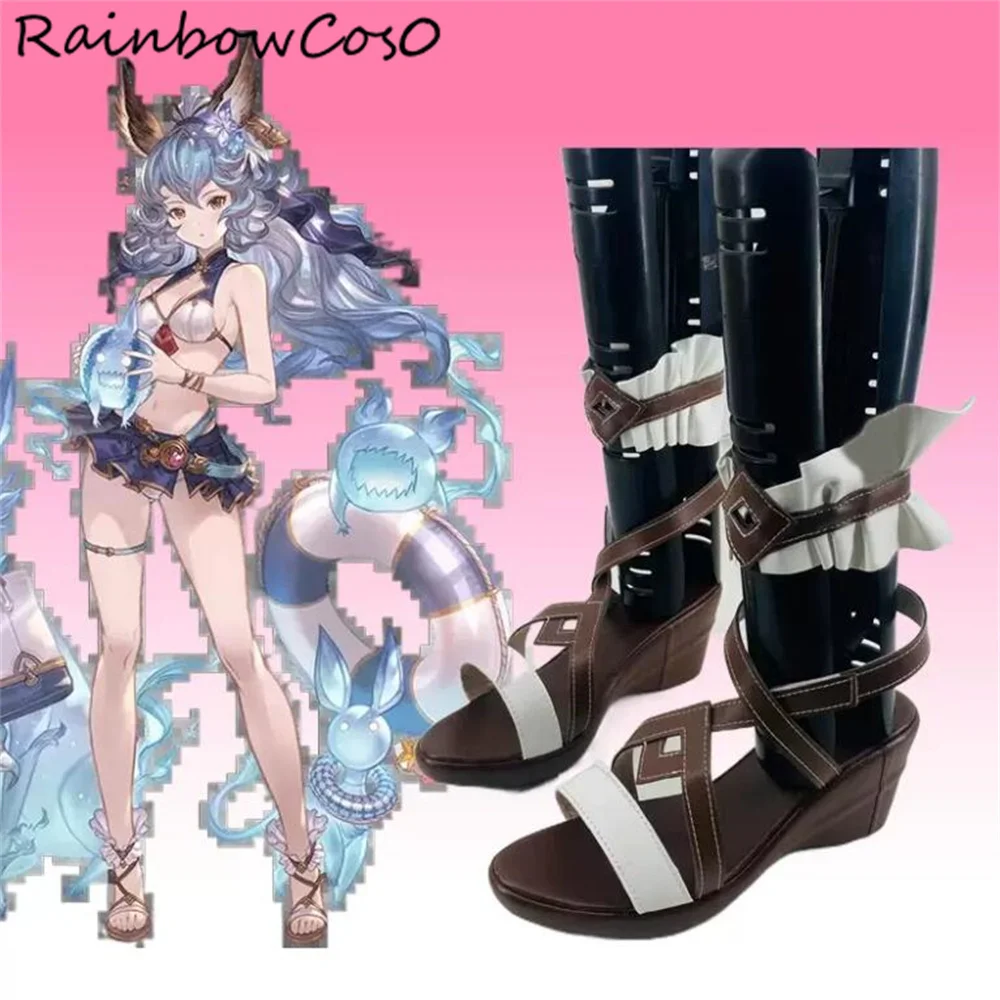 Ferry Granblue Fantasy Cosplay Shoes Boots Game Anime Party Halloween Chritmas RainbowCos0 W3948