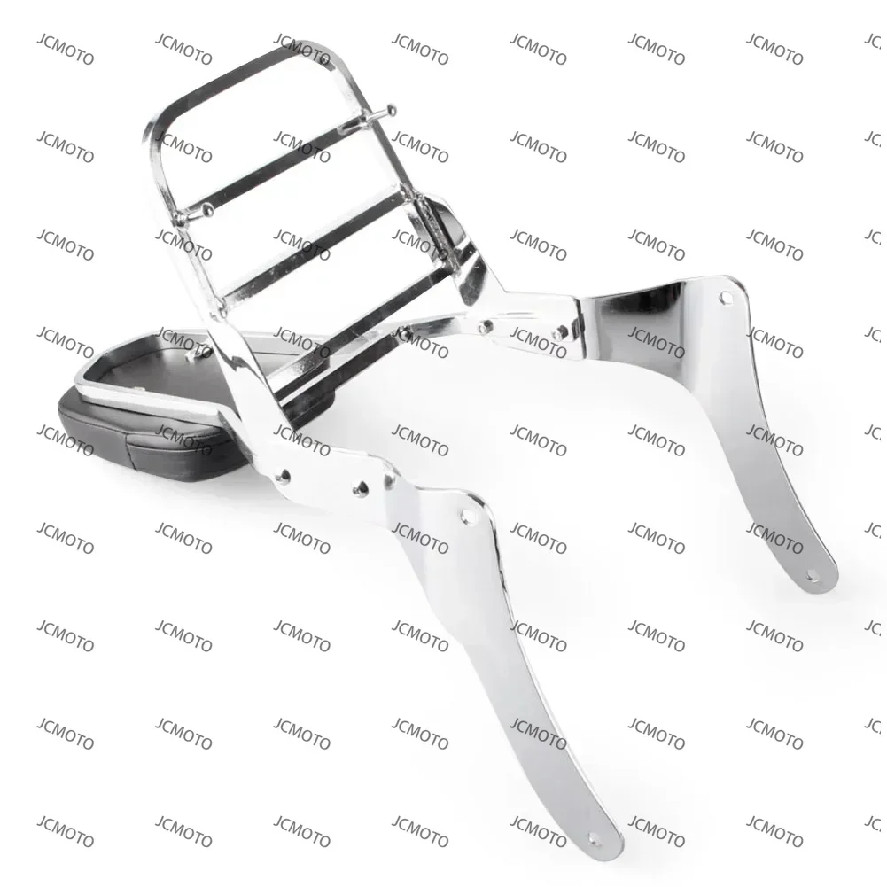 

Accessories For Kawasaki Vulcan VN900 Classic 1996-2023 Motorcycle Rear Passenger Backrest Sissy Bar Luggage Rack Chrome Alloy