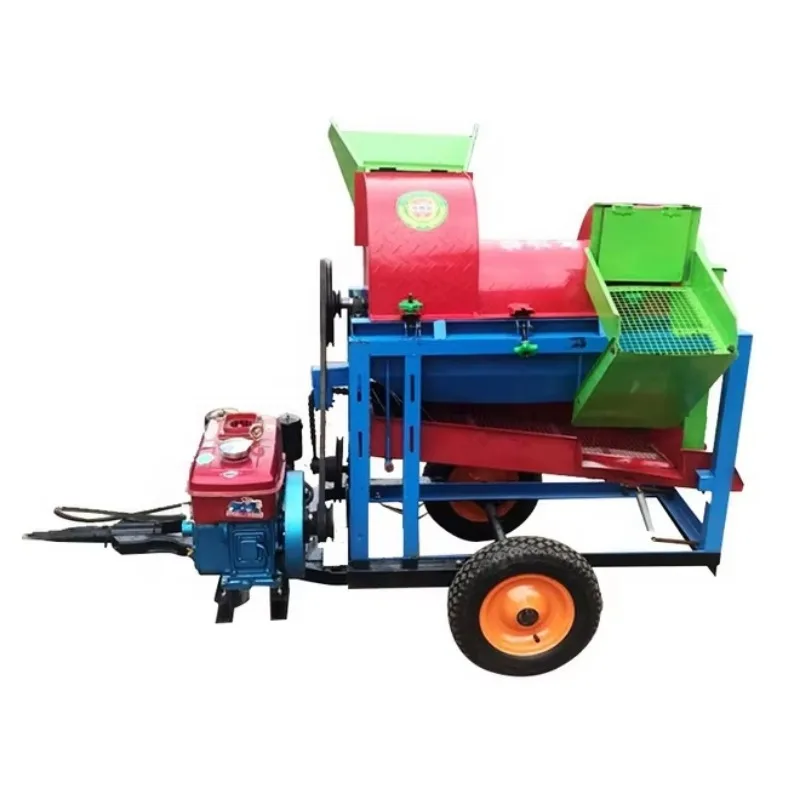 2025Electric Farm Corn Soybean Shelling Thresher Peeling Machine Diesel Maize Sorghum Husker Threshing Sheller Machine for Sale