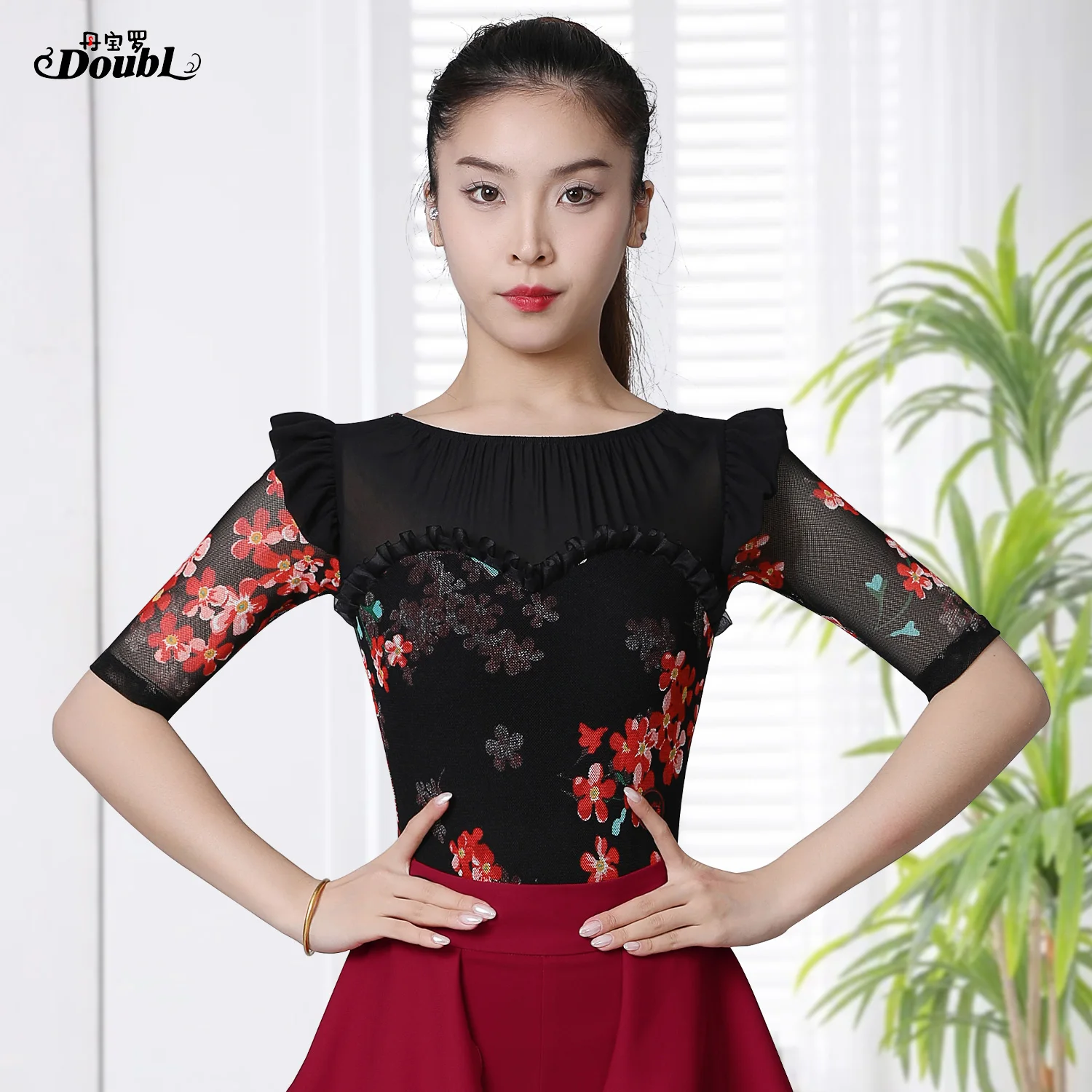 

2022 New Latin Dance Leotard Women/girls/lady New Sexy Salsa Ballroom Tango Cha Cha Rumba Samba Latin Bodysuit
