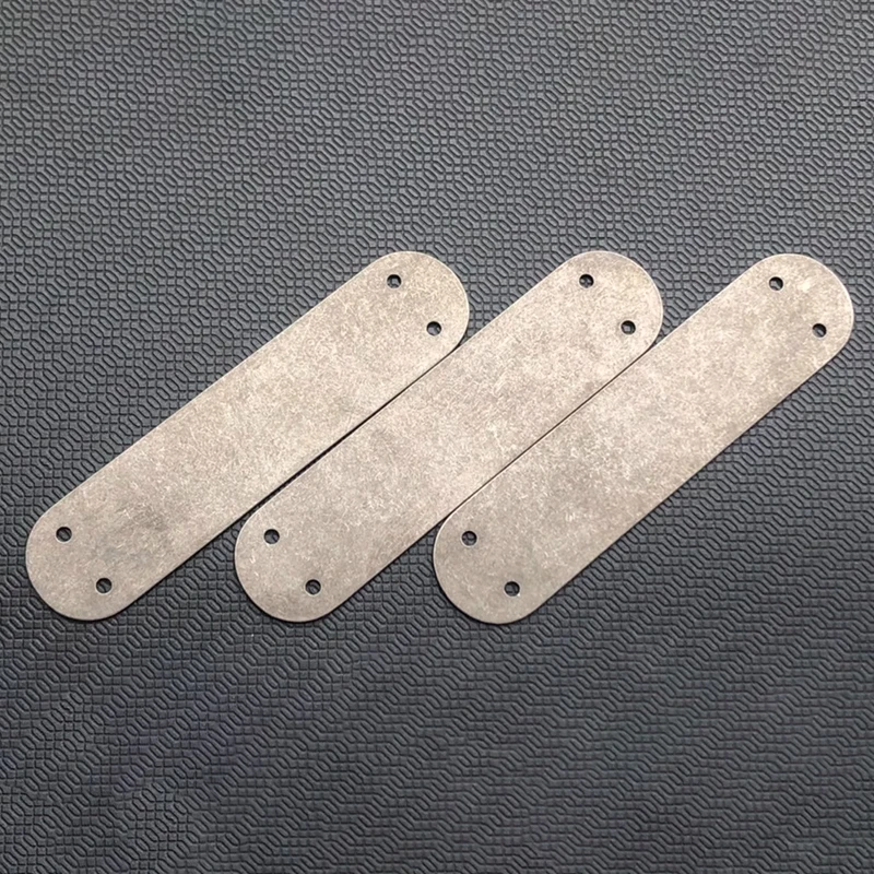 Thickness 0.5MM 1MM StoneWash Titanium Alloy Liners Lining Partition Spacer Board For 58MM Victorinox Swiss Army Knives DIY Part