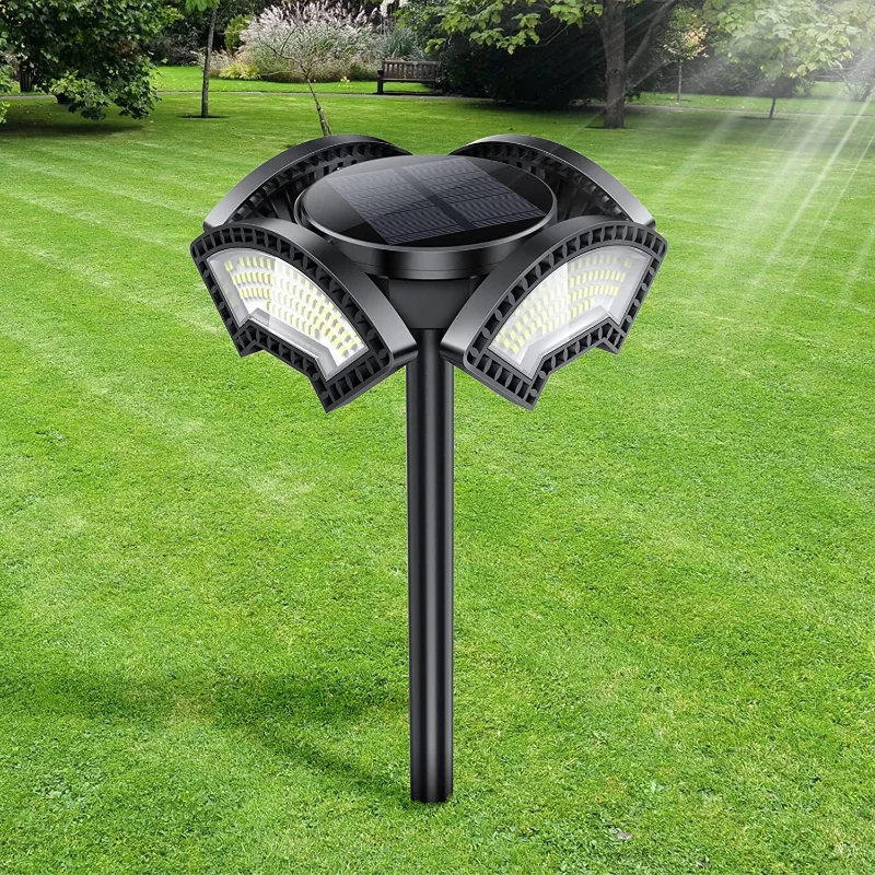 

2023 Solar Lights 304LED fully lit outdoor garden floor mounted lawn lamps inductive suspended waterproof chandelier Lighting