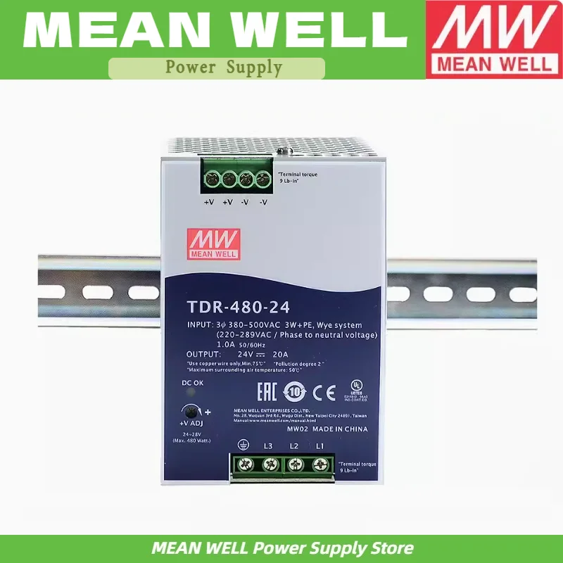 TDR-480 MEAN WELL TDR-480-48 mean well TDR-480 48V power supply 480W 10A