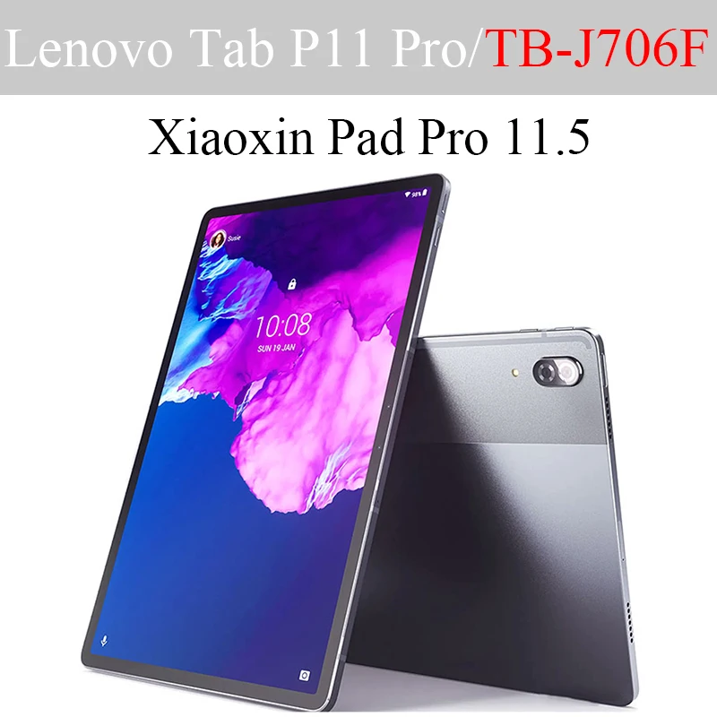 Film Kaca Tempered Tablet untuk Lenovo Tab P11 Pro 2021 11.5 "Tahan Ledakan dan Tahan Gores Waterpro 2 Buah TB-J706F"