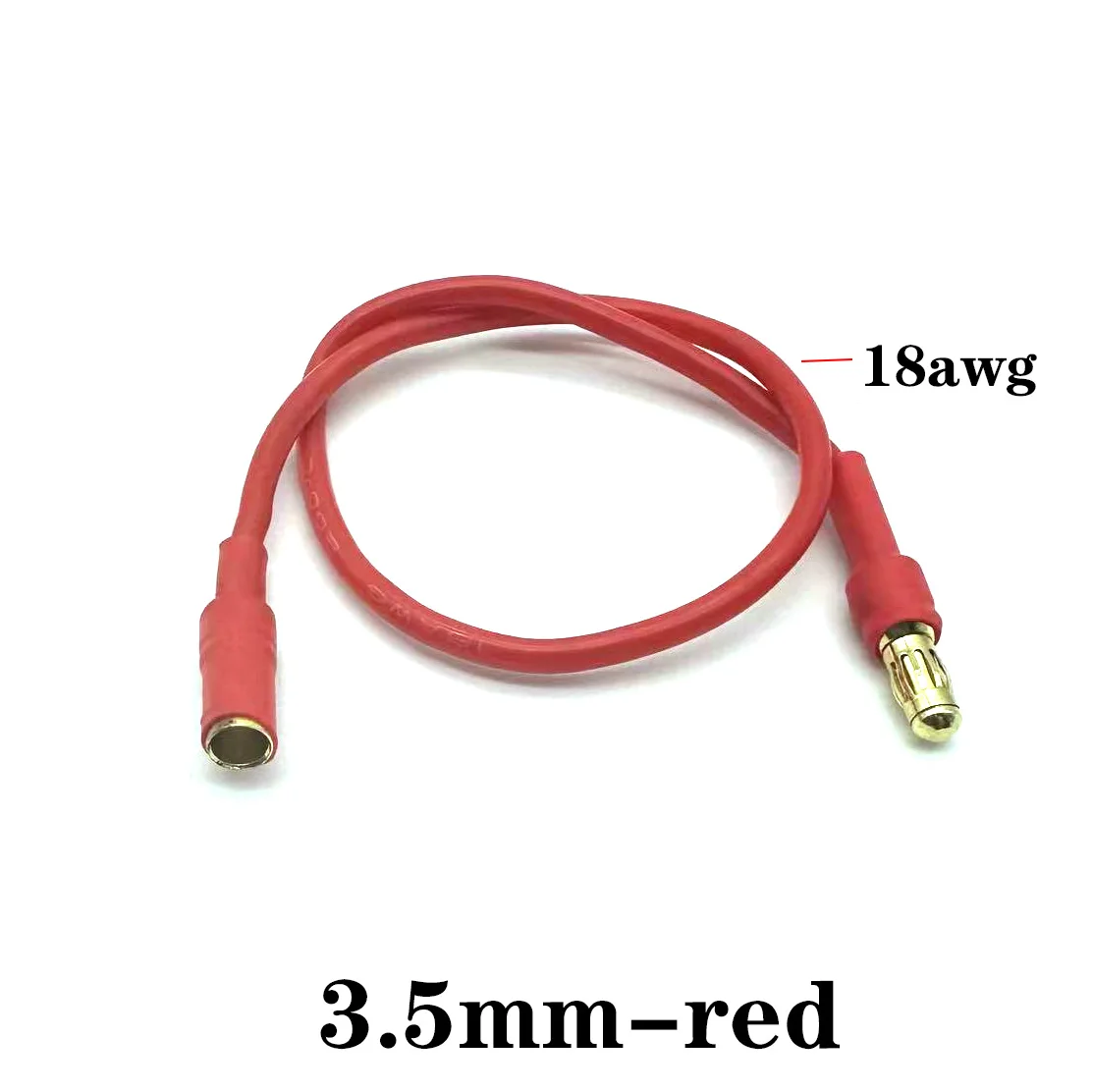 10cm20cm30cm motor extension cable 3.5/4.0mm banana connector 14-18AWG silicone extension cable for RC drone motor ESC DIY parts