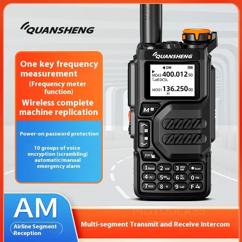 Lange levensduur van de batterij Frequentiemeter Walkie Talkie Lange afstand Communicatie Draadloos Buiten Professionele krachtige bidirectionele radio