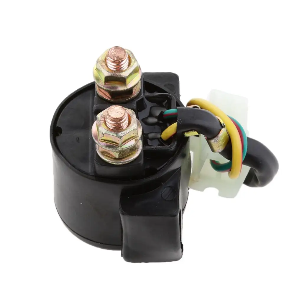 Starter Relay Solenoid Relay Motor Starter Part Reduces Startup Current for Yamaha XV750 Virago and XV500 XV920