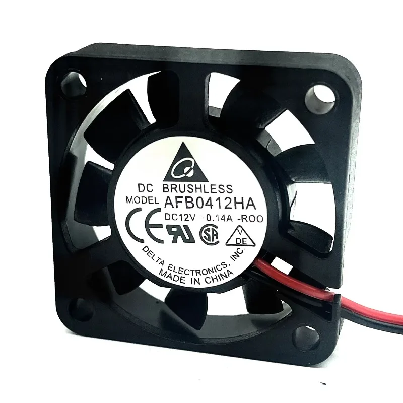 40mm ファン デルタ AFB0412HA -ROO 12V 0.14A 4010 4cm デュアルボールベアリングファン 40x40x10mm