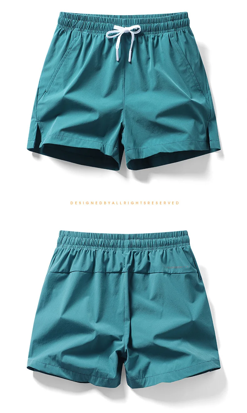 Pantalones cortos para correr y trotar para hombre, Shorts para tabla de natación, bañadores de Surf, ropa deportiva para vacaciones en la playa, novedad de verano