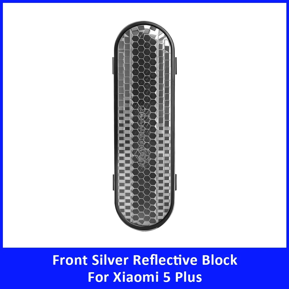 

Front Fork Safety Warning Reflector Cover for Xiaomi 5 Plus ABS Reflective Case Electric Scooter Accessories Replacement Parts