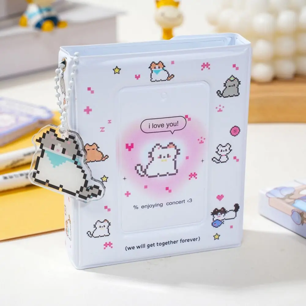 Cute PVC Photo Album 3 Inch 36 Pocket Idol Card Binder Collection Book Cartoon Photo Card Holder