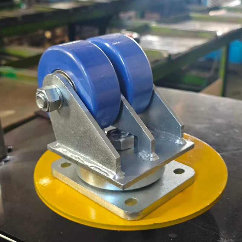 Robuste industrielle Doppelrollen aus Polyurethan