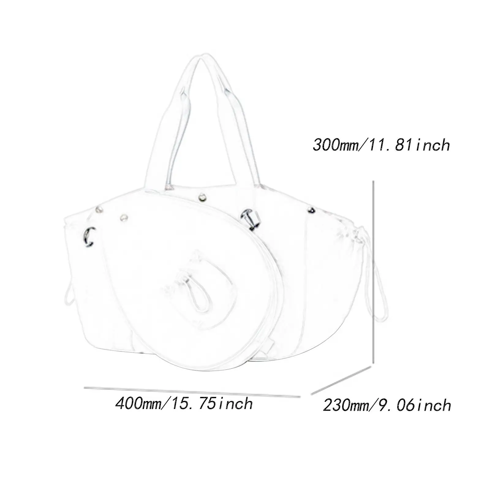 Torba na rakiety do badmintona Nylonowa profesjonalna torba na rakiety o dużej pojemności