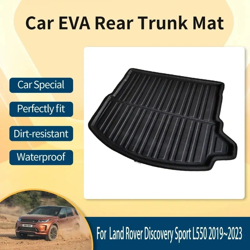 

Car Rear Trunk Mat For Land Rover Discovery Sport L550 TD4 2019~2023 Waterproof Rear Cargo Tray Trunk Carpet Pad Car Accessories