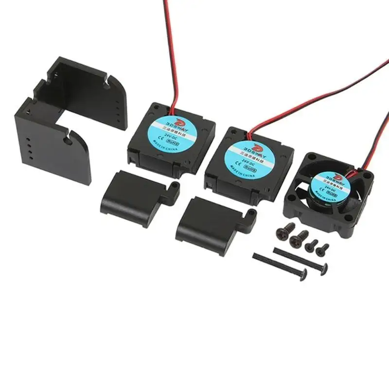 Y1UB 2 in 1 Out 3D Printer Fan Mounting Bracket Air Duct TurboFan Blower Brackets