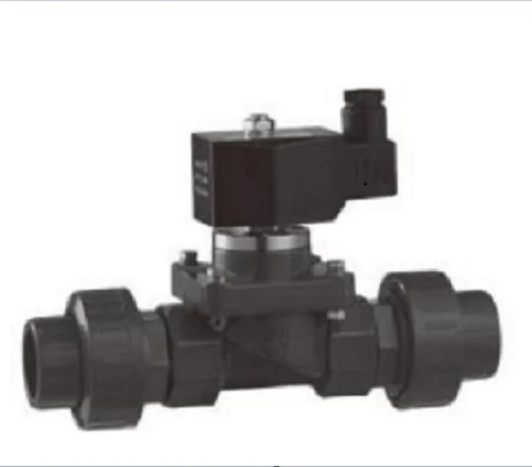 two-way flanged and flexible anti-corrosion solenoid valve