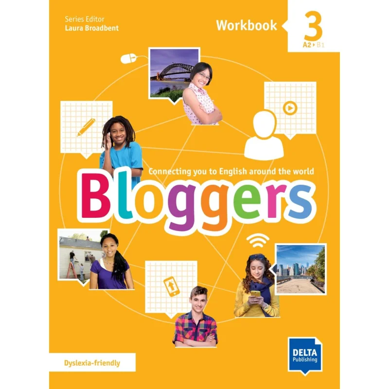 Bloggers 3 Workbook Delta For Teens CEFRA2B1 Delta Delta Publishing 9783125012073 Book
