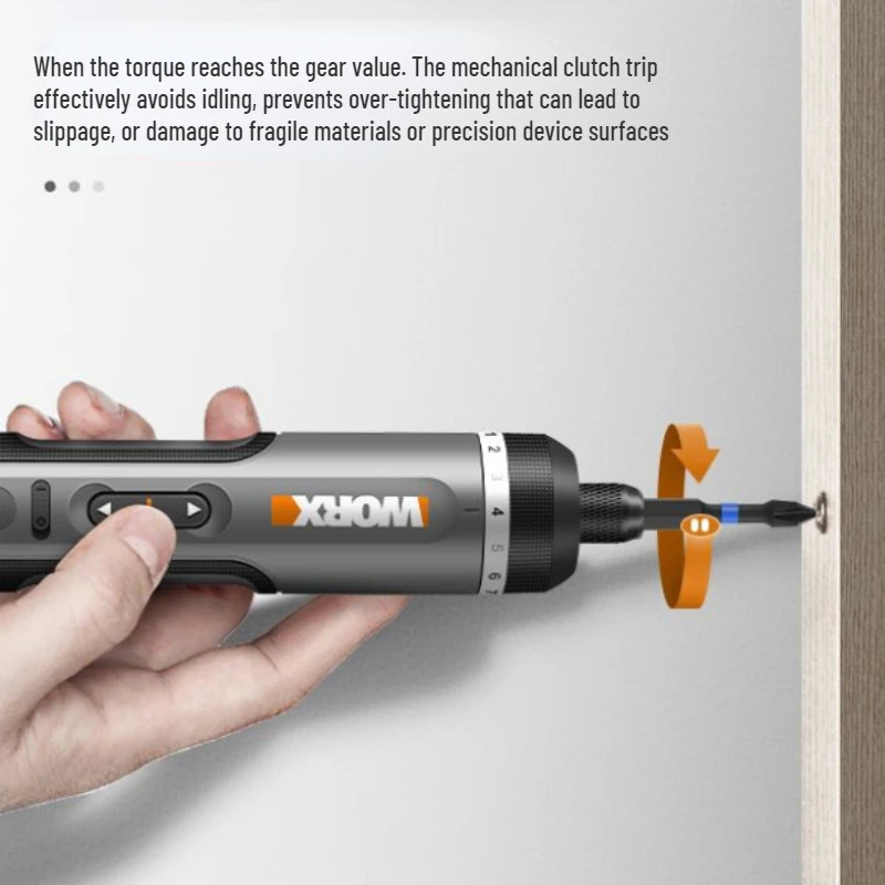 Xiaomi Worx 4V Electrical Screwdriver Set WX242 Smart Cordless Power Screw Driver Mini Electric Drill Home Repair Power Tools