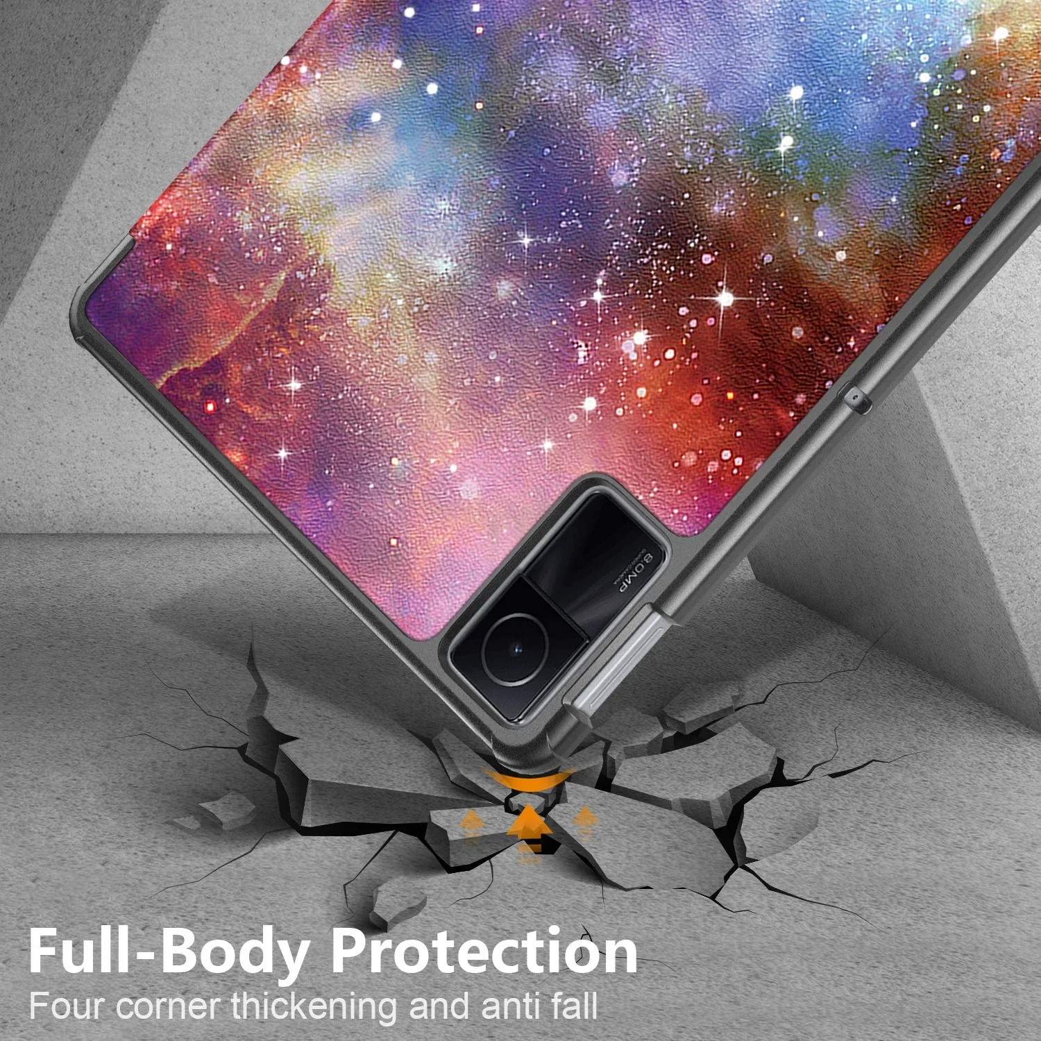 Kids Case For Xiaomi Redmi Pad SE 11 Inch 2023 8.7 4G PU Leather Tri-Folding Stand Magnetic Flip Cover For Redmi Pad 10.6 10.61