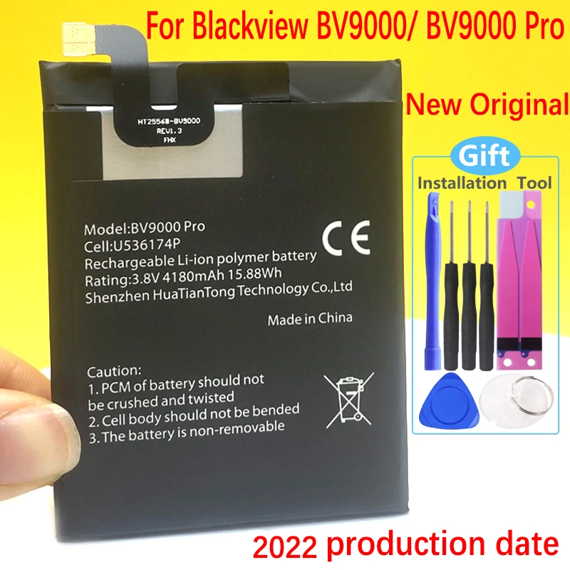 

100% NEW 4180mAh In Stock NEW Battery For Blackview BV9000 / BV9000 Pro Phone High quality Battery+Tracking Number