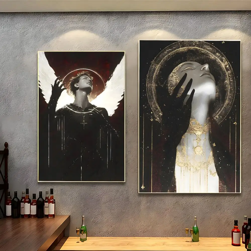 Fantasy Manga D-Divine Comedy D-Desire Of The Gods Poster Modern Indoor Wall Decor & Aesthetic Home Space Design