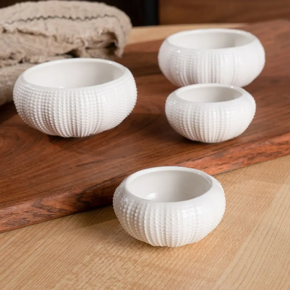 Kitchen Organizer Ceramic Oyster Plate Exquisite Irregular Storage Dish Reusable Multi-Function Dessert Tray Abalone