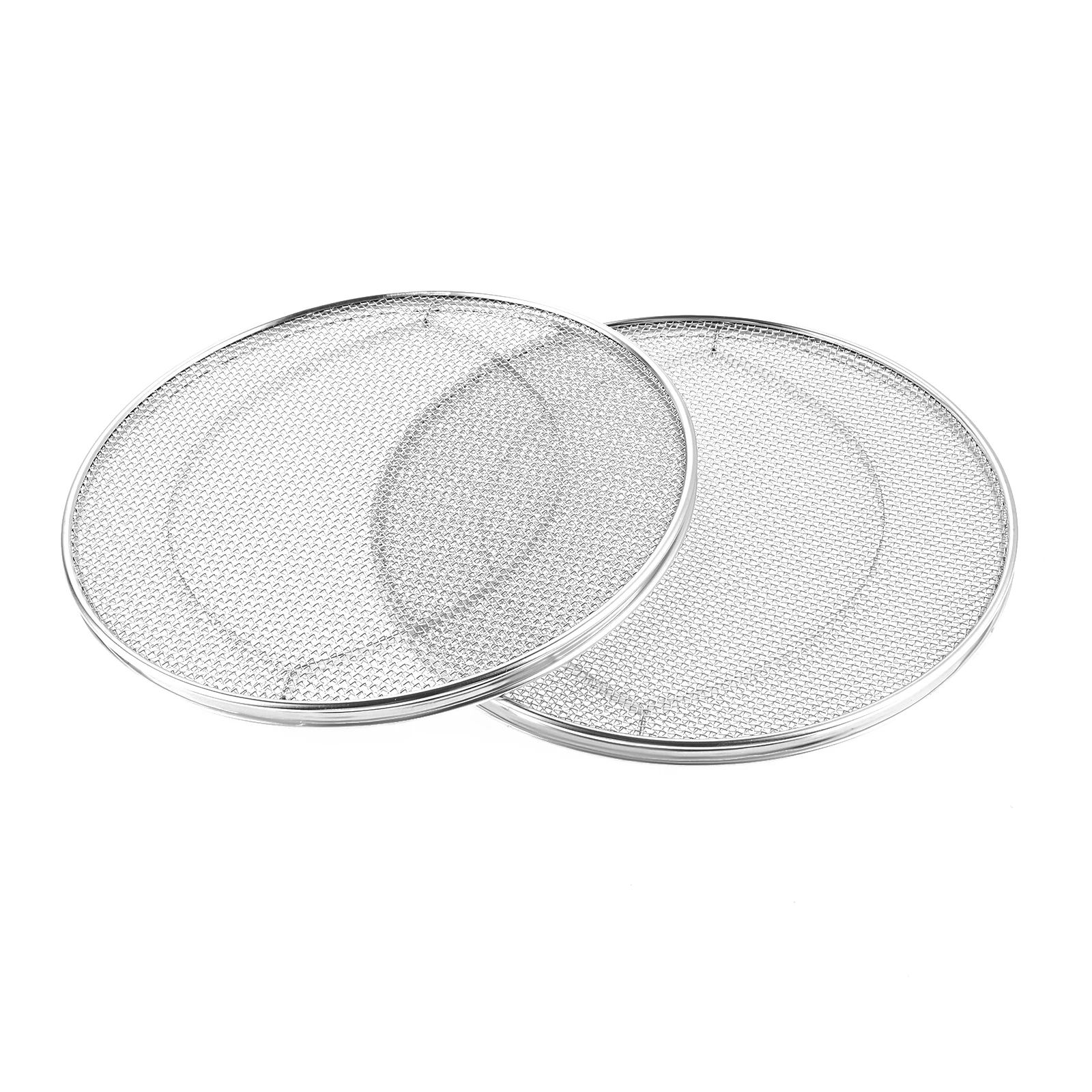 2Pcs Stainless Steel Splatter Shield for Ninja Foodi Model FG551 Removable Food-Grade 304 Stainless Steel Grill Replacement Part
